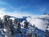 mountains in winter