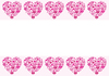 I Heart Border pink