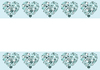 I Heart Border Blue
