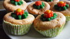 Cupcake with flowers