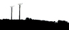 Electricity pylons
