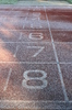 Icy running track