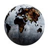 grunge globe