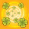 Clover on orange 2