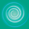 Swirl background blue