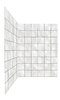 Old White Tiled Corner