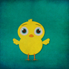 Easter Chick with texture