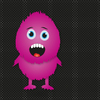 Pink little monster