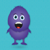 Purple little monster
