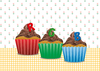 RGB Cupcakes