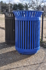 Colourful dustbins