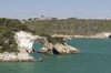 Chalk cliff arch